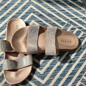 Guess Sparkling Slide Sandals